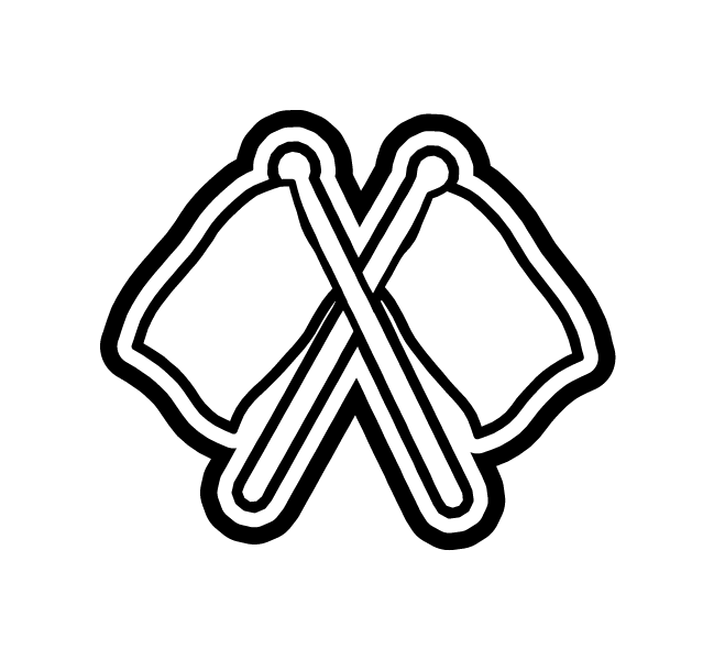 CROSSED FLAG